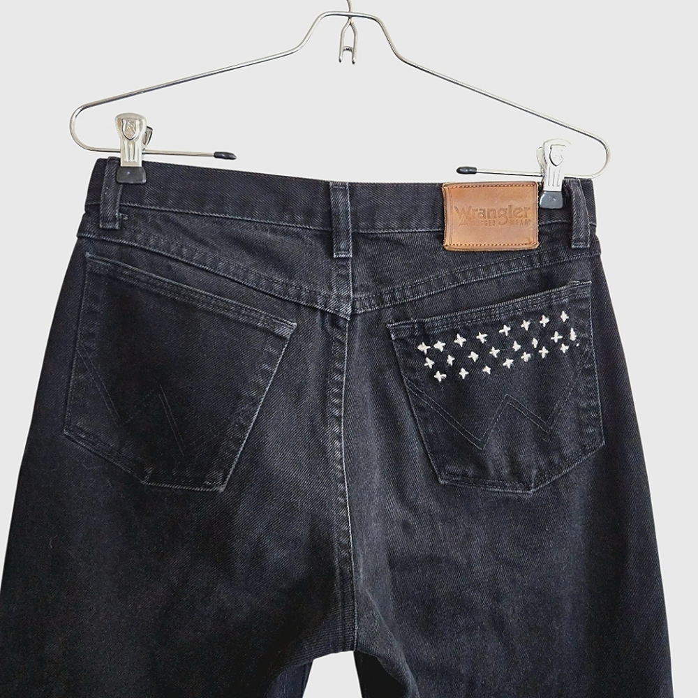 Wrangler Rugged Wear Stylized Black Denim Jeans